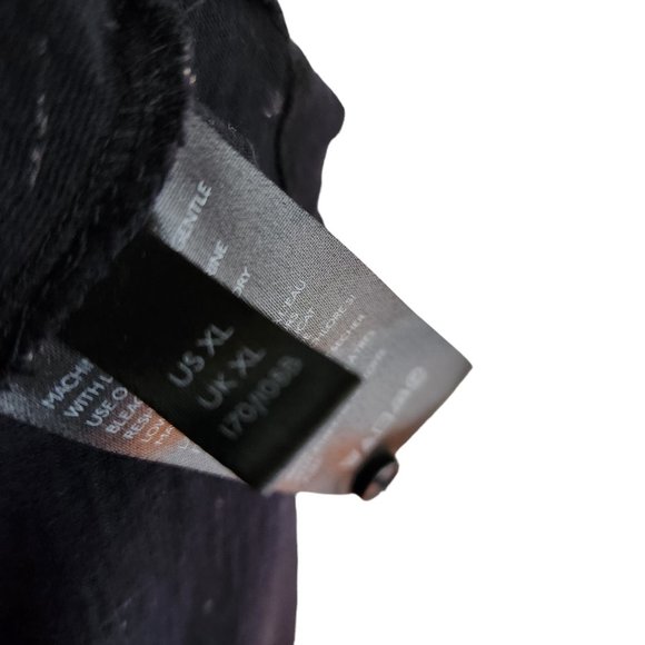 Anthropologie Maeve Shirt Women's XL Black Winona Babydoll Tunic Butterfly Print - Picture 7 of 12